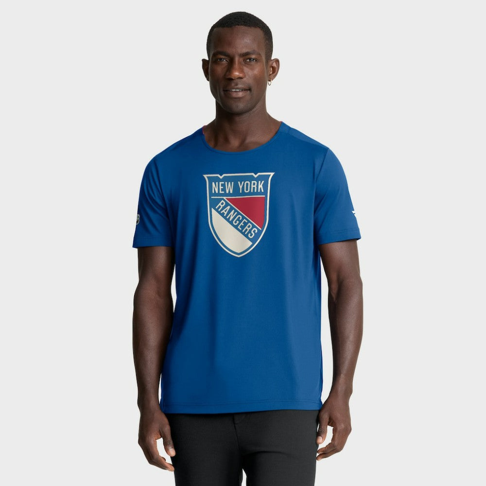 New York Rangers Fanatics 2026 NHL Winter Classic Authentic Pro Tech T-Shirt Blue