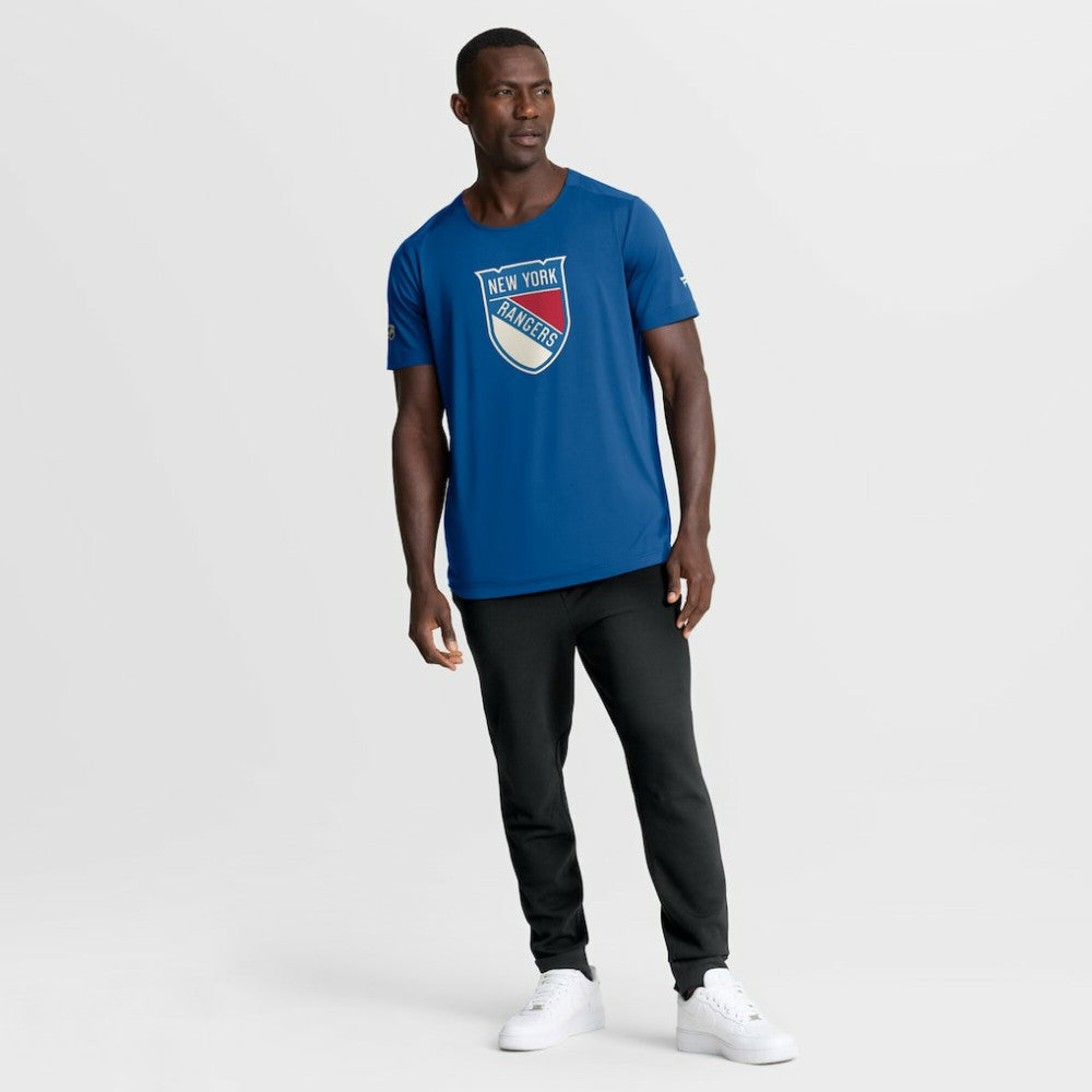 New York Rangers Fanatics 2026 NHL Winter Classic Authentic Pro Tech T-Shirt Blue