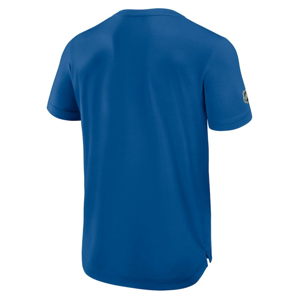 New York Rangers Fanatics 2026 NHL Winter Classic Authentic Pro Tech T-Shirt Blue