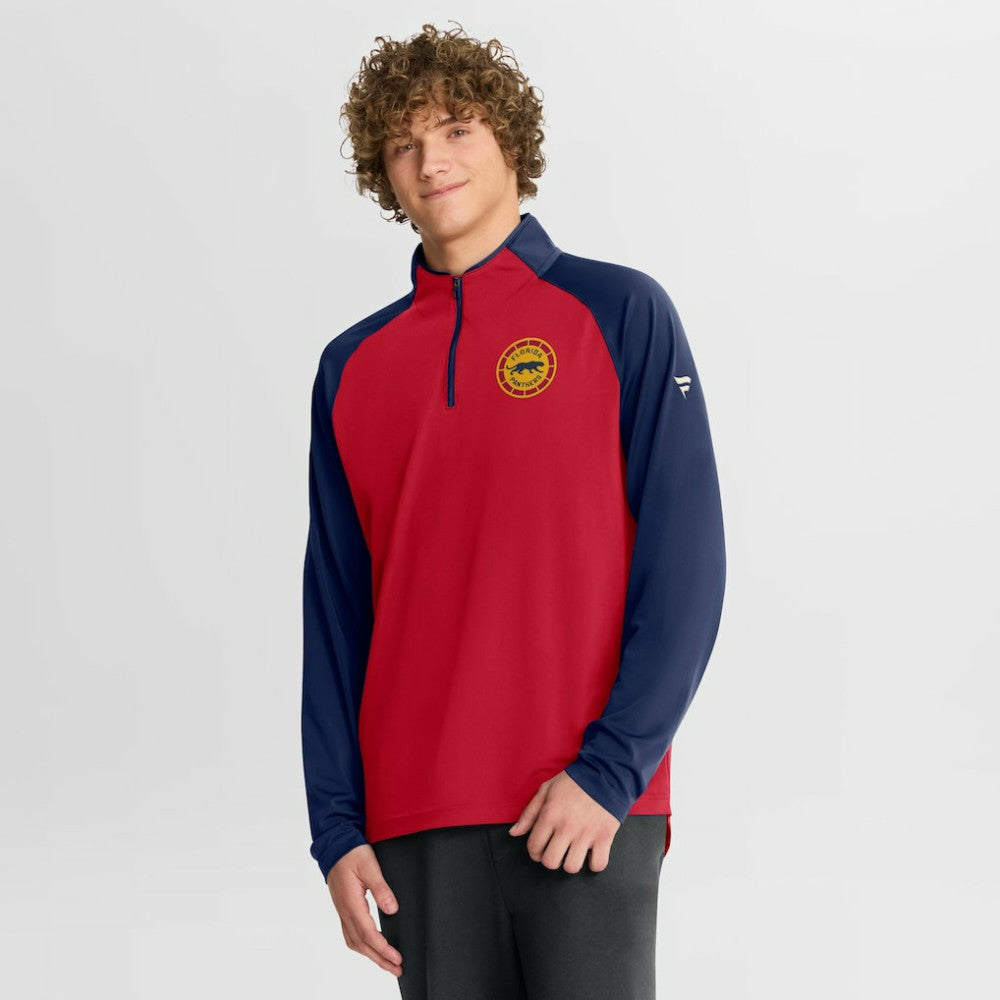Florida Panthers - Fanatics 2026 NHL Winter Classic Authentic Pro Quarter-Zip Bright Cardinal