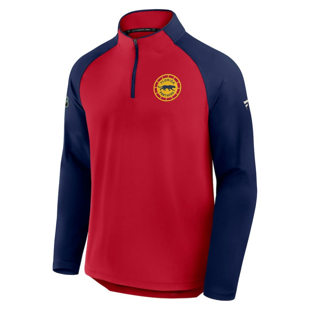 Florida Panthers - Fanatics 2026 NHL Winter Classic Authentic Pro Quarter-Zip Bright Cardinal
