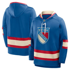 New York Rangers Fanatics 2026 NHL Winter Classic Lace Collar Hoodie Blue