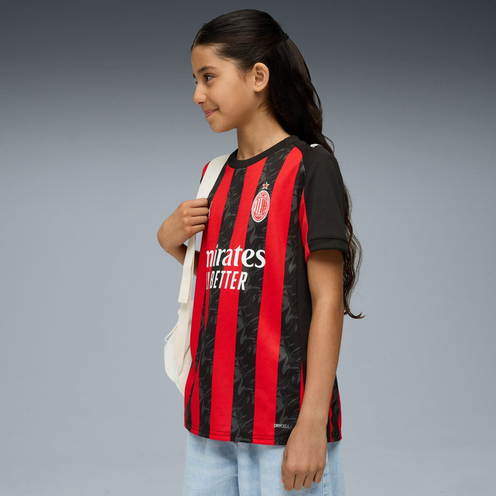 Puma AC Milan Youth 2025/26 Home Replica Jerseys - Red