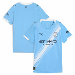 Puma Manchester City Women's 2025/26 Home Replica Jerseys - Sky Blue