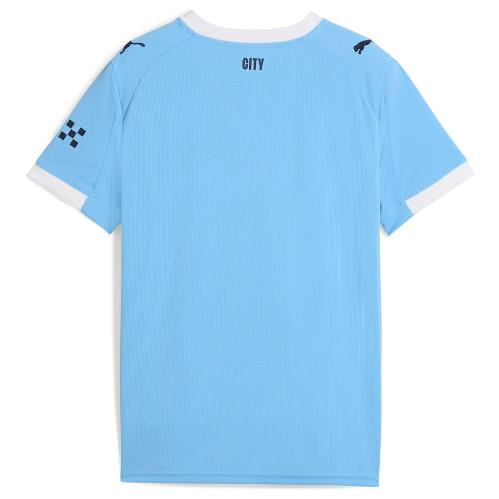 Puma Manchester City Youth 2025/26 Home Replica Jerseys - Sky Blue