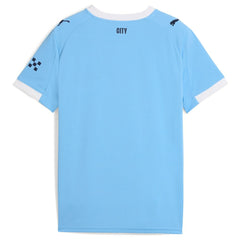 Puma Manchester City Youth 2025/26 Home Replica Jerseys - Sky Blue