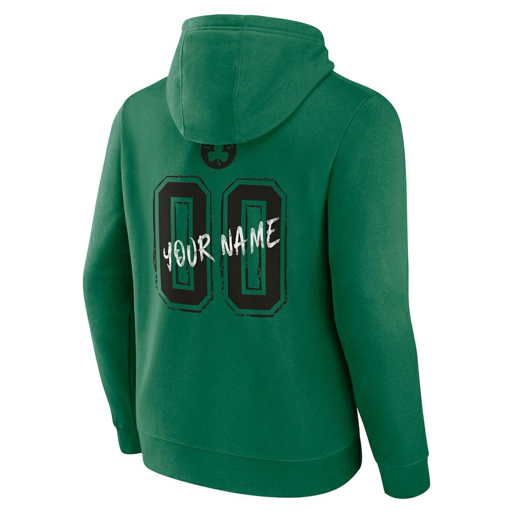 NBA - Boston Celtics Hustle Custom Pullover Hoodie - Kelly Green