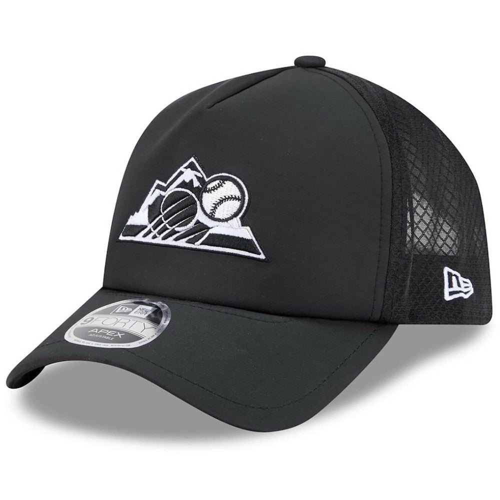 Colorado Rockies New Era 2026 Batting Practice Alternate Apex 9FORTY Adjustable Hat Clearance