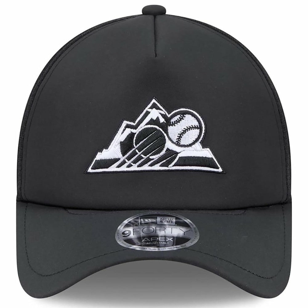 Colorado Rockies New Era 2026 Batting Practice Alternate Apex 9FORTY Adjustable Hat Clearance