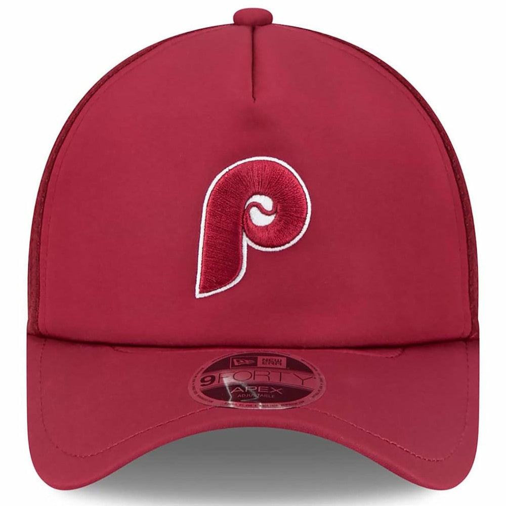 Philadelphia Phillies New Era 2026 Batting Practice Alternate Apex 9FORTY Adjustable Hat Lifestyle