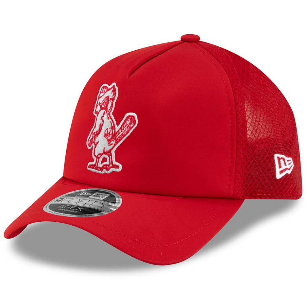 St. Louis Cardinals New Era 2026 Batting Practice Alternate Apex 9FORTY Adjustable Hat Lifestyle