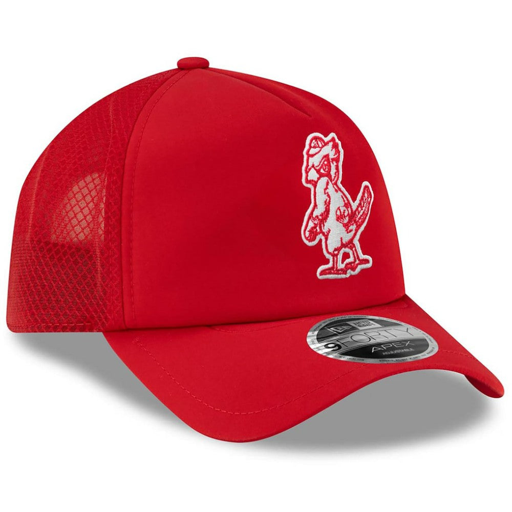 St. Louis Cardinals New Era 2026 Batting Practice Alternate Apex 9FORTY Adjustable Hat Lifestyle