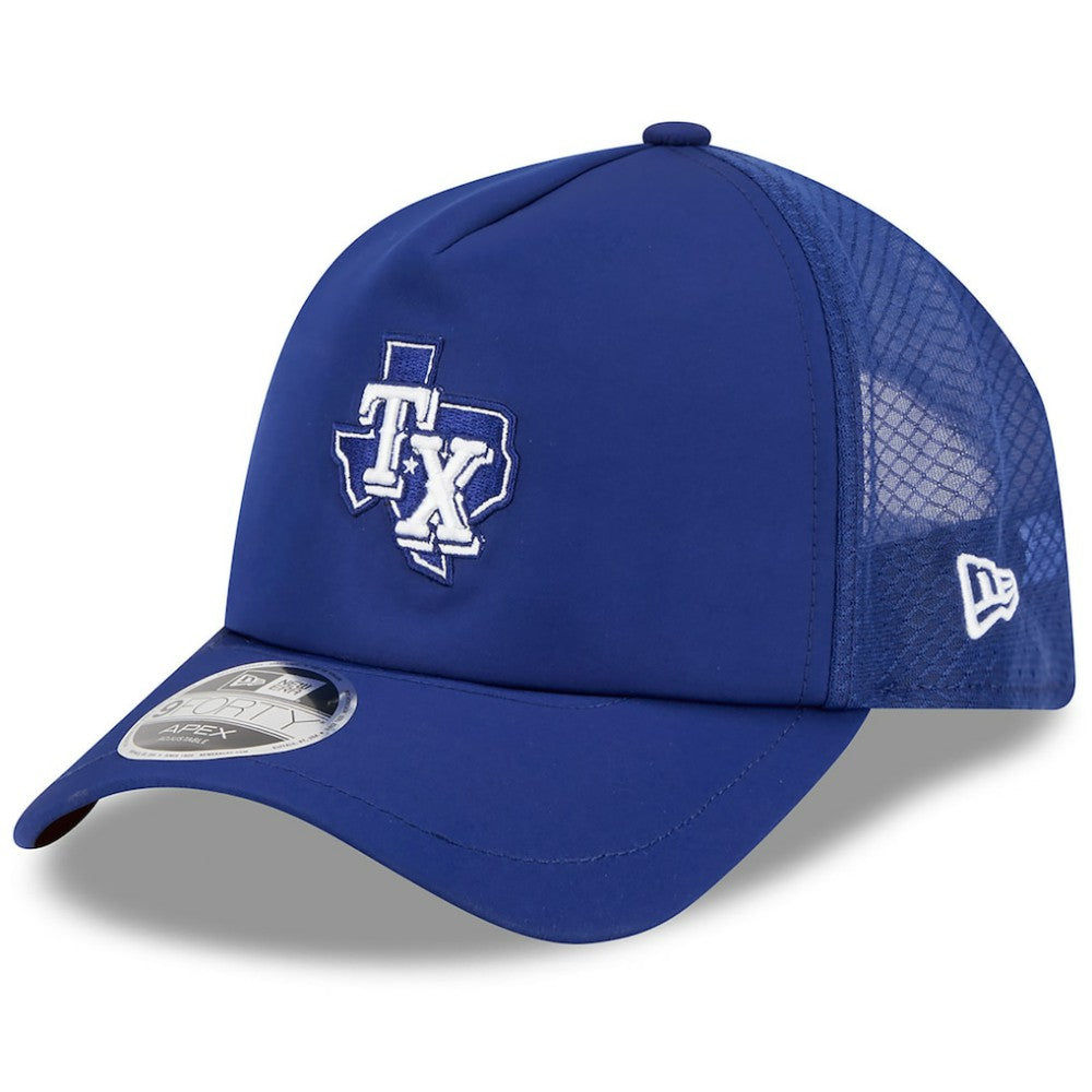 Texas Rangers New Era 2026 Batting Practice Alternate Apex 9FORTY Adjustable Hat Lifestyle