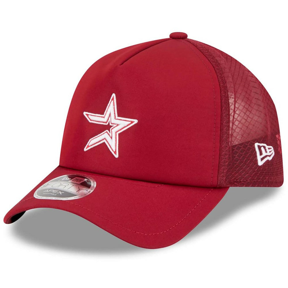 Houston Astros New Era 2026 Batting Practice Alternate Apex 9FORTY Adjustable Hat Lifestyle