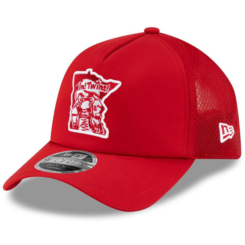 Minnesota Twins New Era 2026 Batting Practice Alternate Apex 9FORTY Adjustable Hat On Sale