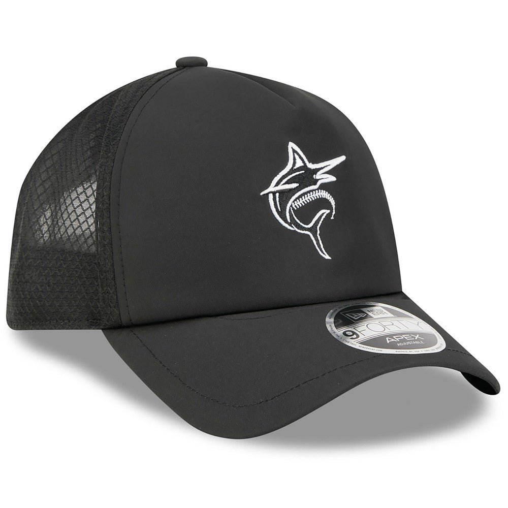 Miami Marlins New Era 2026 Batting Practice Alternate Apex 9FORTY Adjustable Hat Online