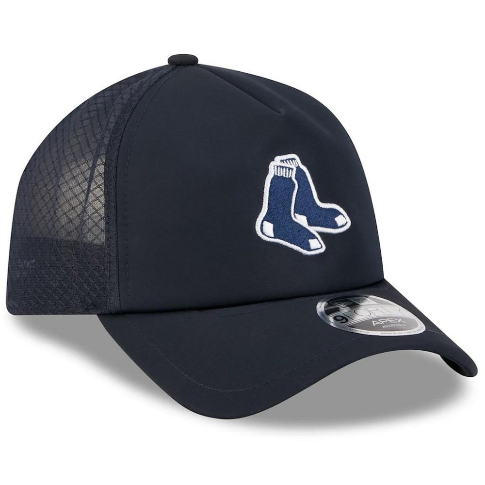 Boston Red Sox New Era 2026 Batting Practice Alternate Apex 9FORTY Adjustable Hat Clearance