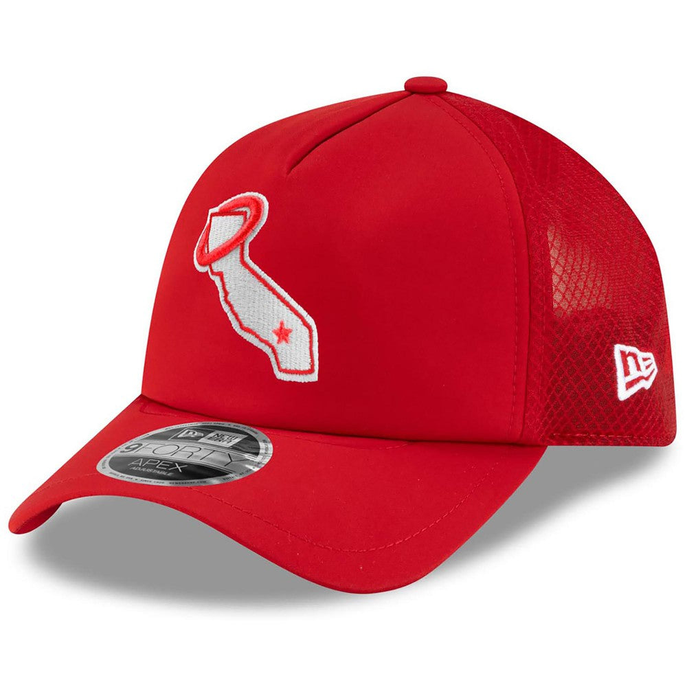 Los Angeles Angels New Era 2026 Batting Practice Alternate Apex 9FORTY Adjustable Hat Sale