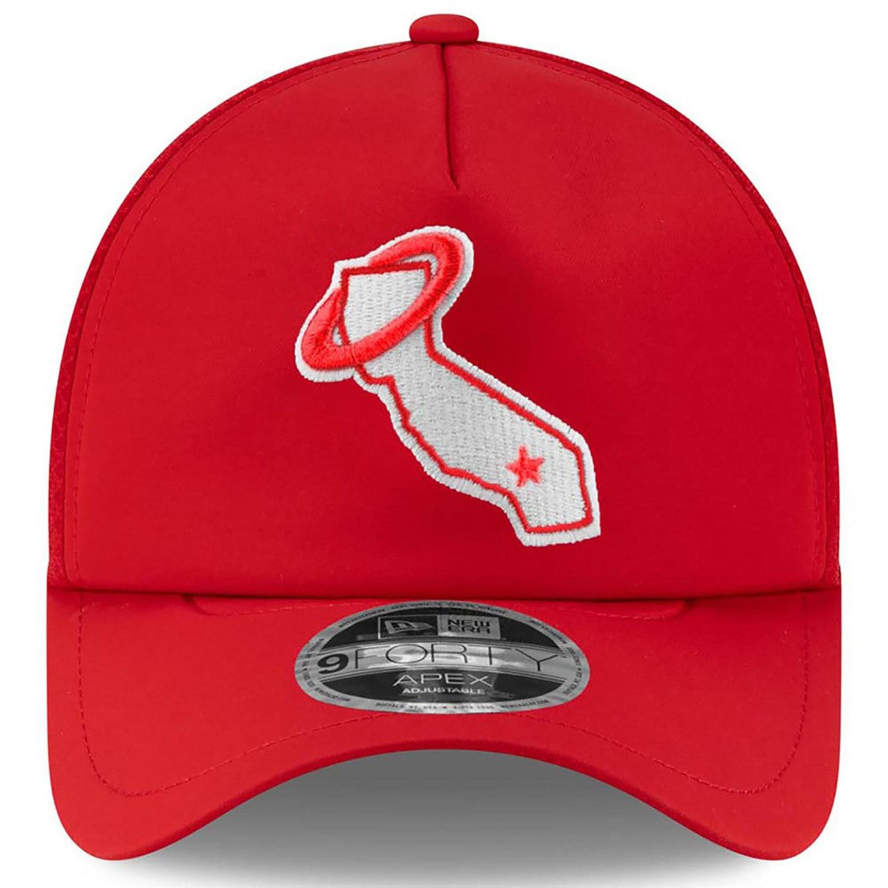 Los Angeles Angels New Era 2026 Batting Practice Alternate Apex 9FORTY Adjustable Hat Sale