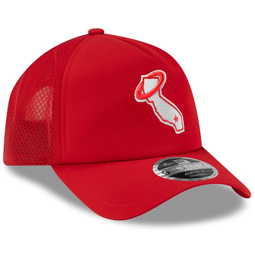 Los Angeles Angels New Era 2026 Batting Practice Alternate Apex 9FORTY Adjustable Hat Sale