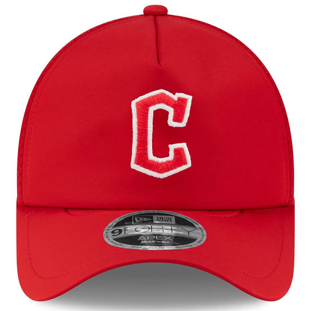 Cleveland Guardians New Era 2026 Batting Practice Apex 9FORTY Adjustable Trucker Hat for sale