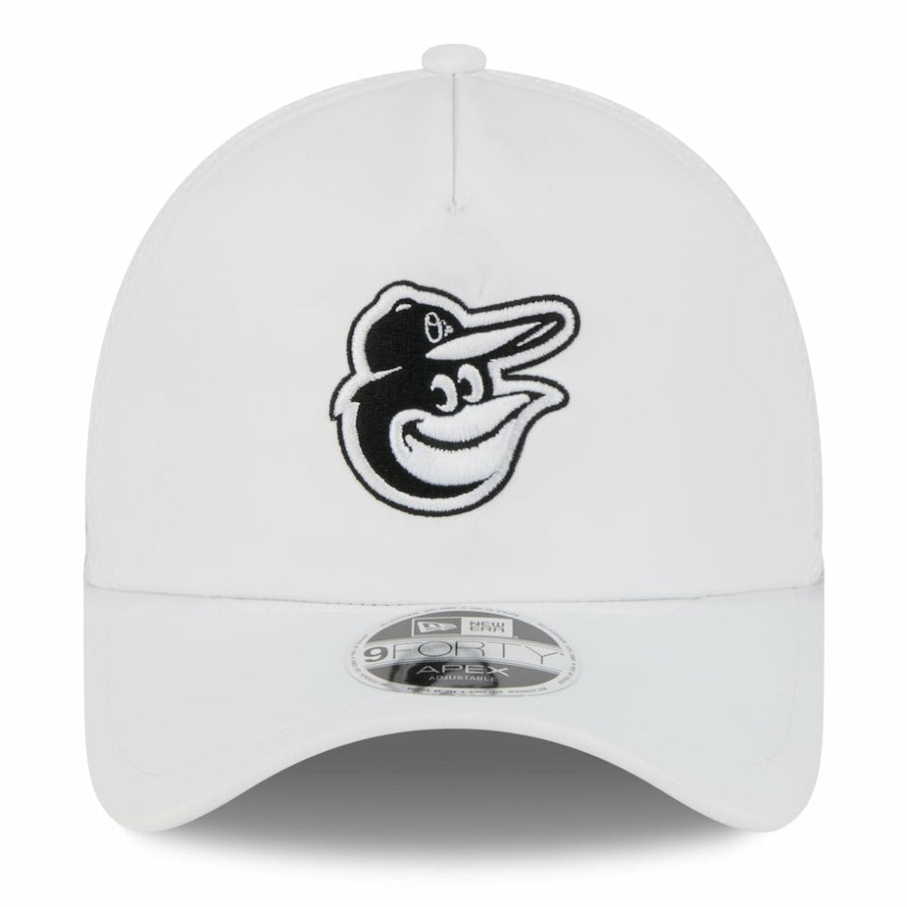 Baltimore Orioles New Era 2026 Batting Practice Apex 9FORTY Adjustable Trucker Hat Online
