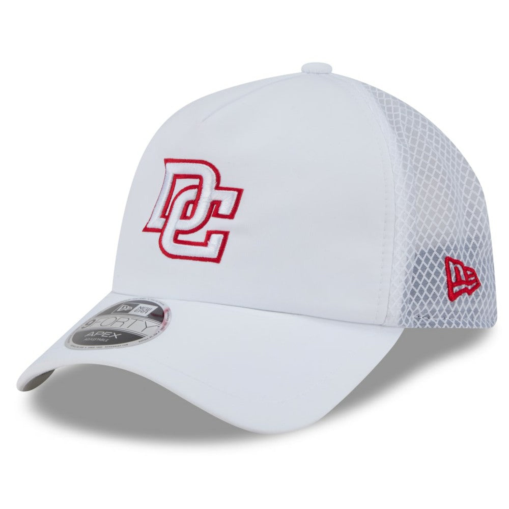 Washington Nationals New Era 2026 Batting Practice Apex 9FORTY Adjustable Trucker Hat for sale