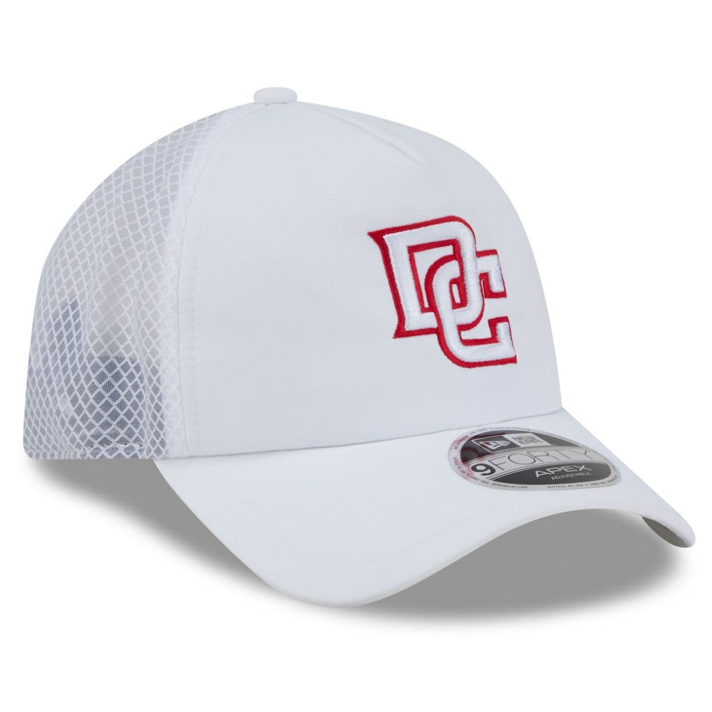 Washington Nationals New Era 2026 Batting Practice Apex 9FORTY Adjustable Trucker Hat for sale