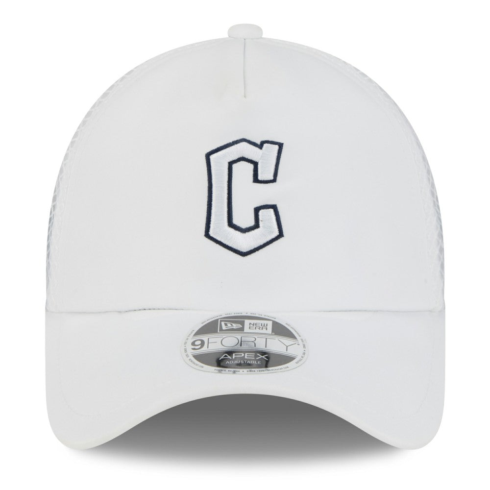 Cleveland Guardians New Era 2026 Batting Practice Apex 9FORTY Adjustable Trucker Hat Near Me