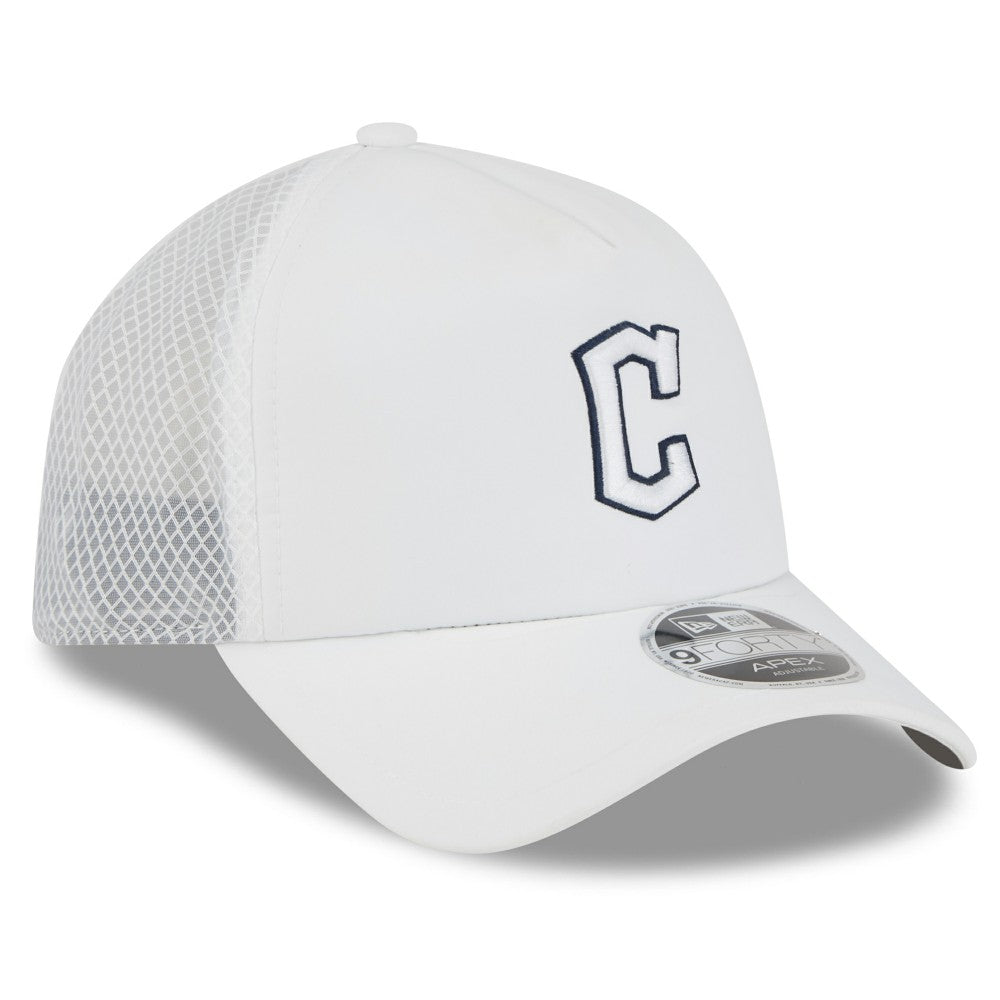 Cleveland Guardians New Era 2026 Batting Practice Apex 9FORTY Adjustable Trucker Hat Near Me