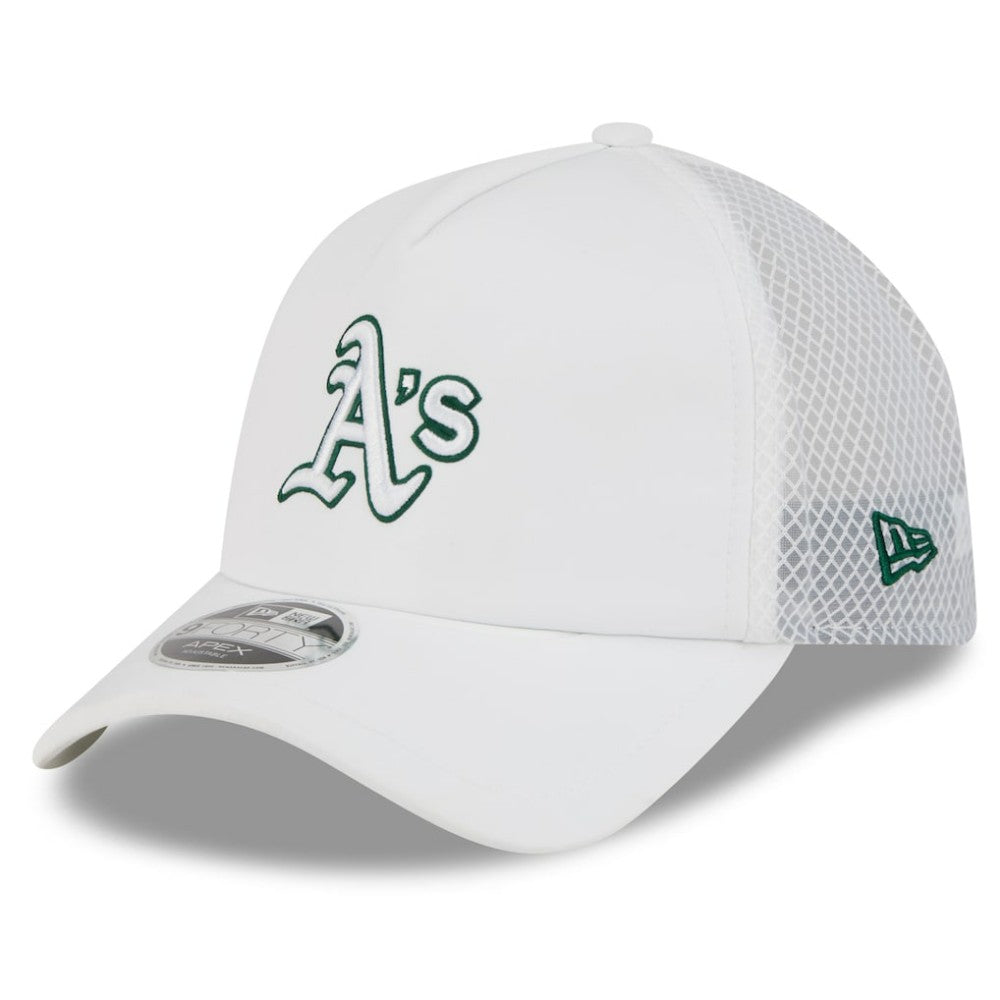 Athletics New Era 2026 Batting Practice Apex 9FORTY Adjustable Trucker Hat Clearance