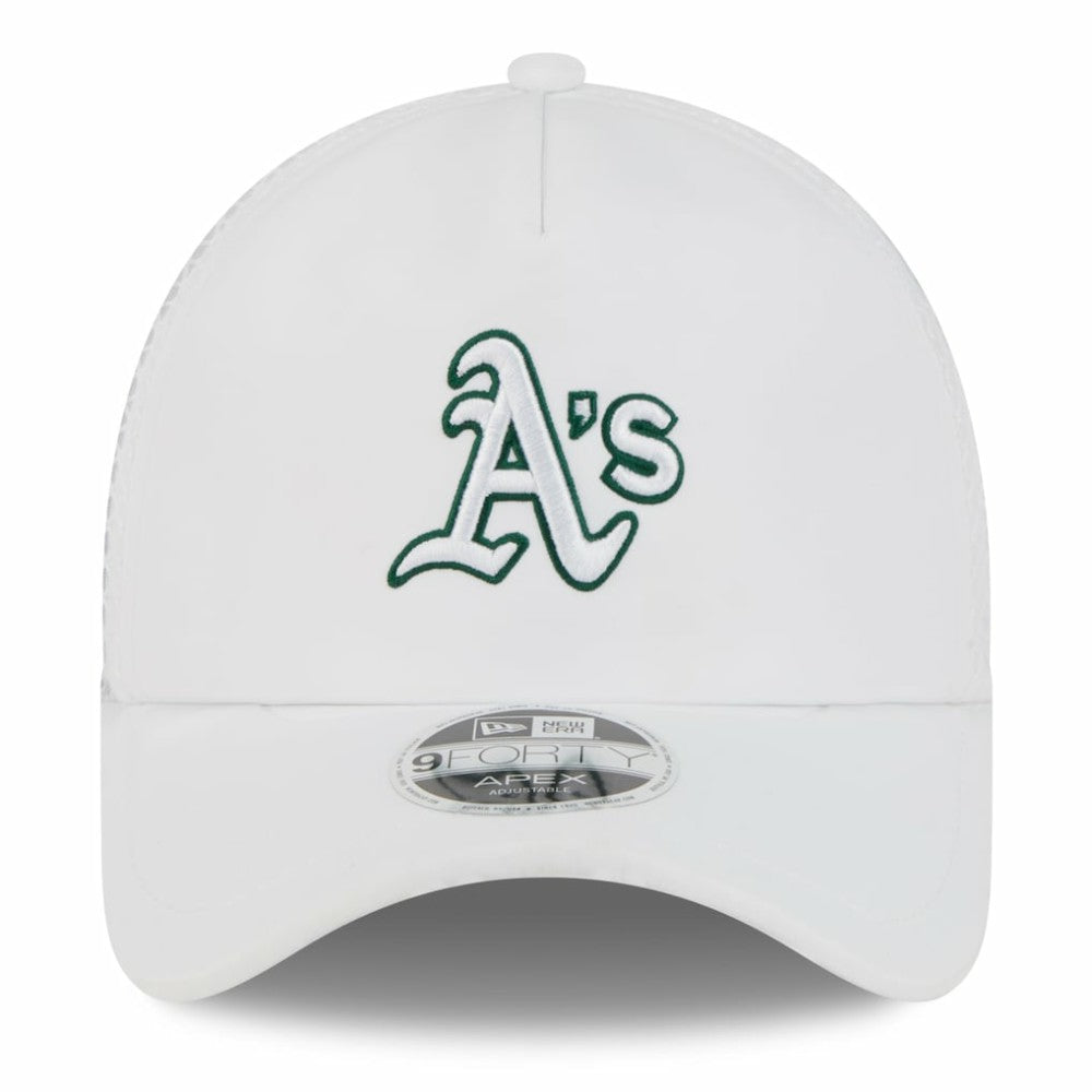 Athletics New Era 2026 Batting Practice Apex 9FORTY Adjustable Trucker Hat Clearance