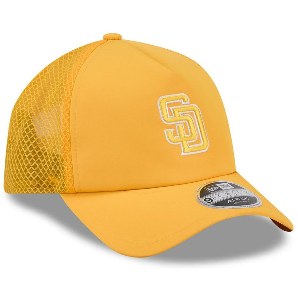 San Diego Padres New Era 2026 Batting Practice Apex 9FORTY Adjustable Trucker Hat Online