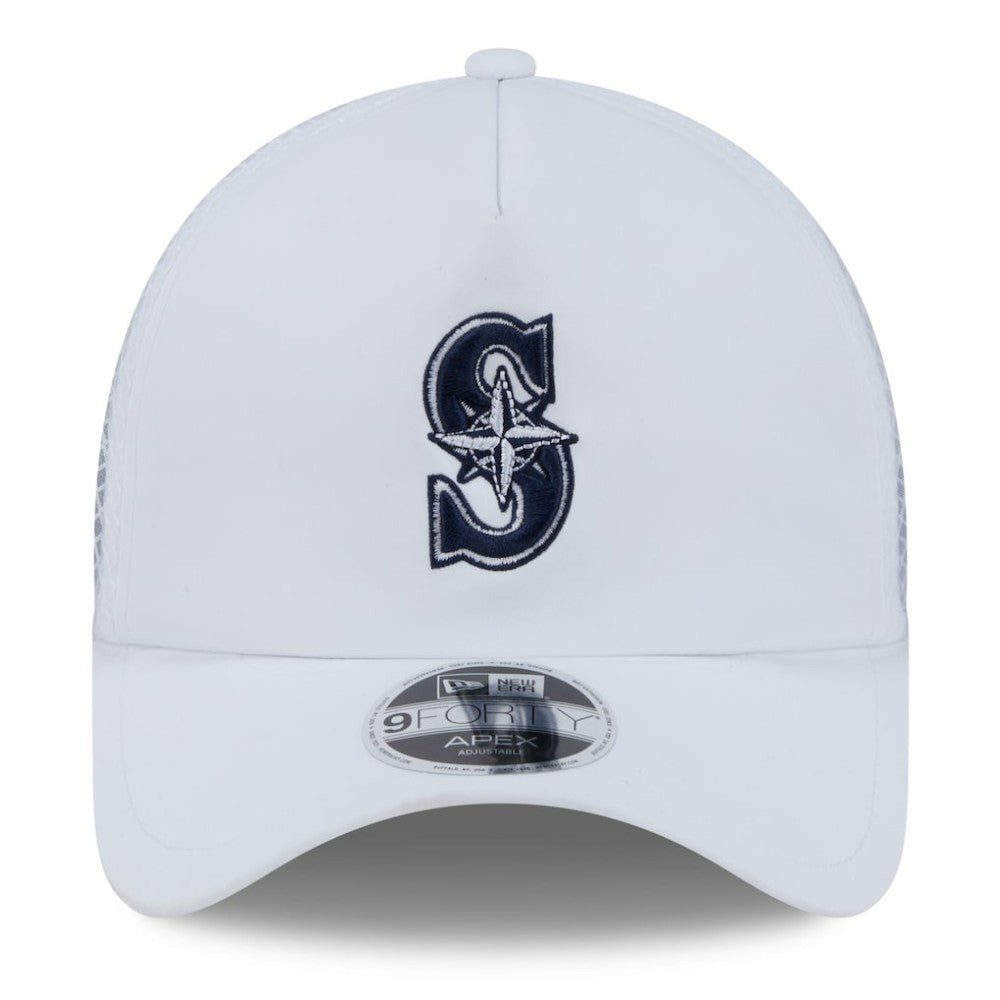 Seattle Mariners New Era 2026 Batting Practice Apex 9FORTY Adjustable Trucker Hat discount