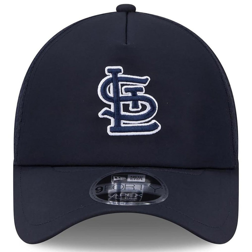 St. Louis Cardinals New Era 2026 Batting Practice Apex 9FORTY Adjustable Trucker Hat Clearance