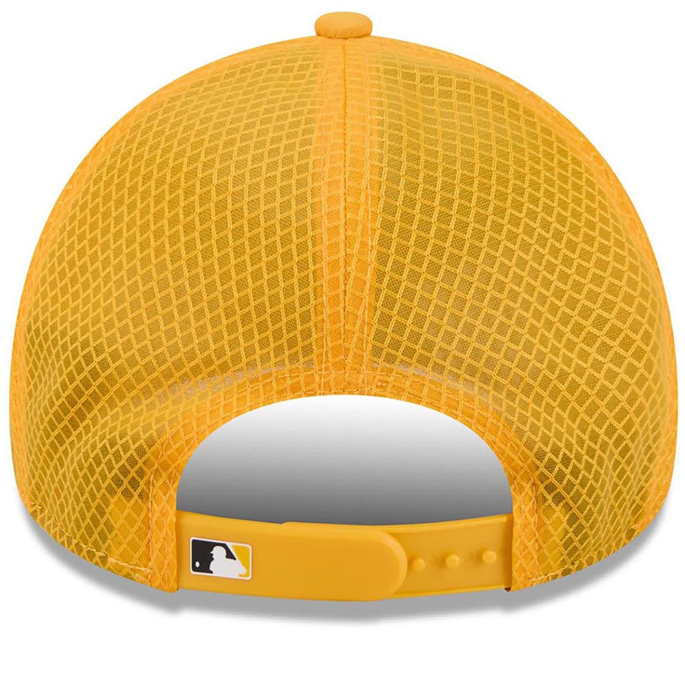 Athletics New Era 2026 Batting Practice Apex 9FORTY Adjustable Trucker Hat Sale