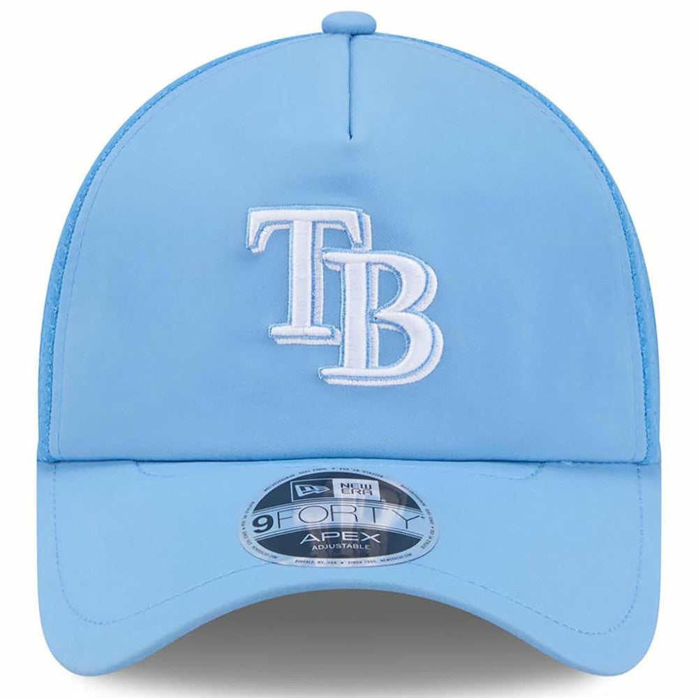 Tampa Bay Rays New Era 2026 Batting Practice Apex 9FORTY Adjustable Trucker Hat Online