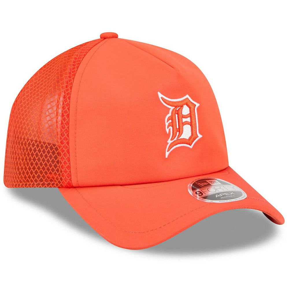 Detroit Tigers New Era 2026 Batting Practice Apex 9FORTY Adjustable Trucker Hat Clearance
