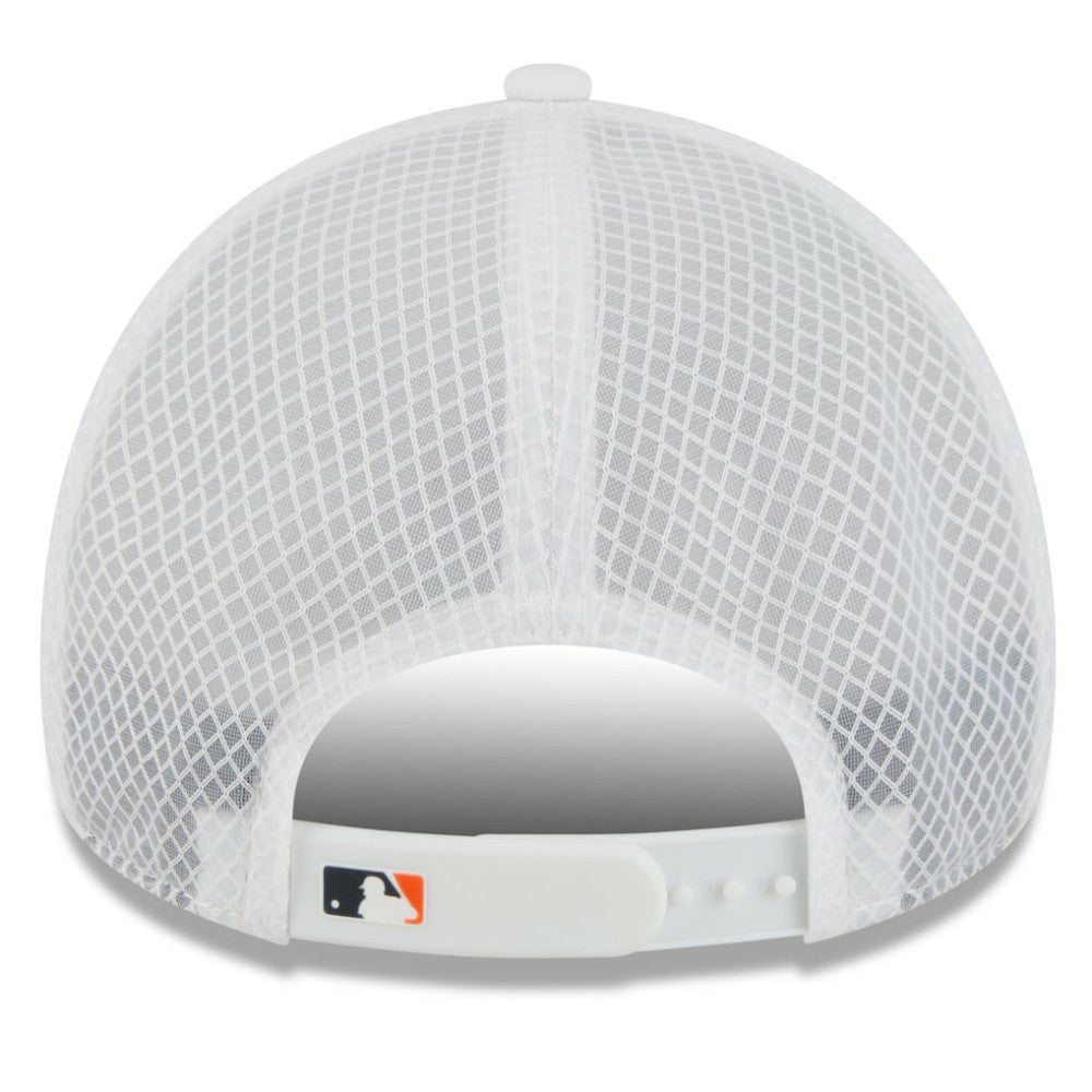 Detroit Tigers New Era 2026 Batting Practice Apex 9FORTY Adjustable Trucker Hat Lifestyle