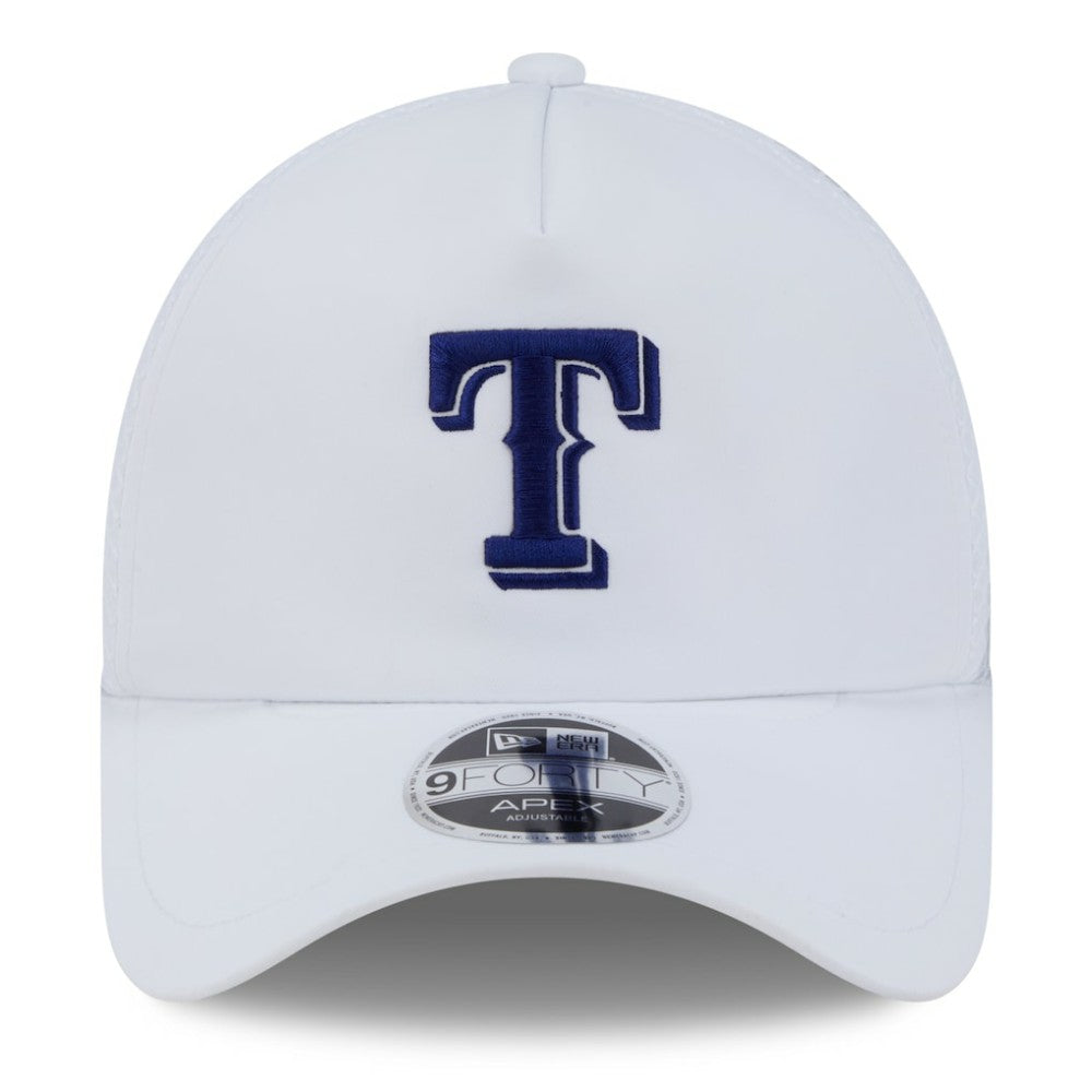 Texas Rangers New Era 2026 Batting Practice Apex 9FORTY Adjustable Trucker Hat Clearance