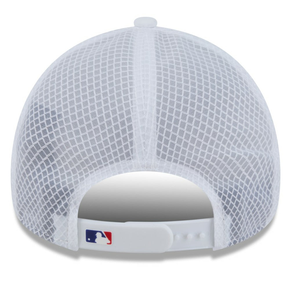 Texas Rangers New Era 2026 Batting Practice Apex 9FORTY Adjustable Trucker Hat Clearance