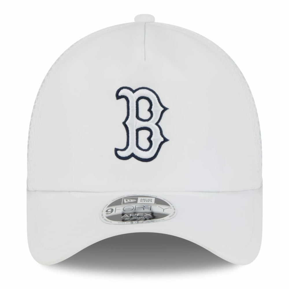 Boston Red Sox New Era 2026 Batting Practice Apex 9FORTY Adjustable Trucker Hat On Sale