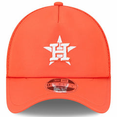 Houston Astros New Era 2026 Batting Practice Apex 9FORTY Adjustable Trucker Hat Clearance