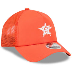 Houston Astros New Era 2026 Batting Practice Apex 9FORTY Adjustable Trucker Hat Clearance