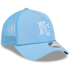 Kansas City Royals New Era 2026 Batting Practice Apex 9FORTY Adjustable Trucker Hat for sale