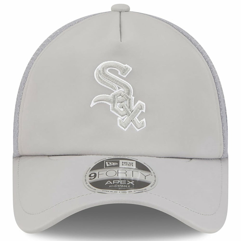 Chicago White Sox New Era 2026 Batting Practice Apex 9FORTY Adjustable Trucker Hat for sale