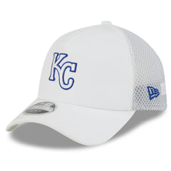 Kansas City Royals New Era 2026 Batting Practice Apex 9FORTY Adjustable Trucker Hat Sale