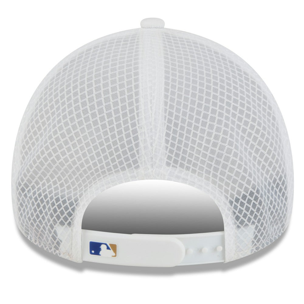 Kansas City Royals New Era 2026 Batting Practice Apex 9FORTY Adjustable Trucker Hat Sale