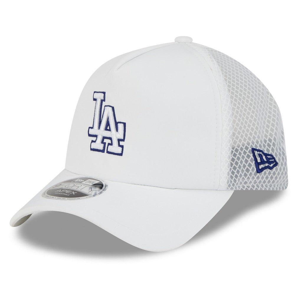 Los Angeles Dodgers New Era 2026 Batting Practice Apex 9FORTY Adjustable Trucker Hat On Sale