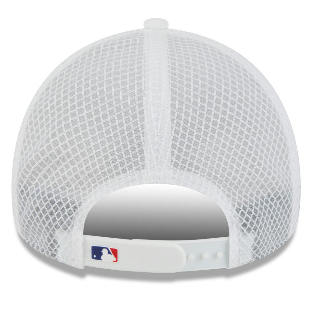 Los Angeles Dodgers New Era 2026 Batting Practice Apex 9FORTY Adjustable Trucker Hat On Sale